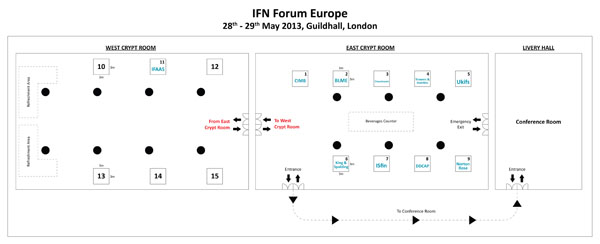 Floor Plan for IFN Europe Forum