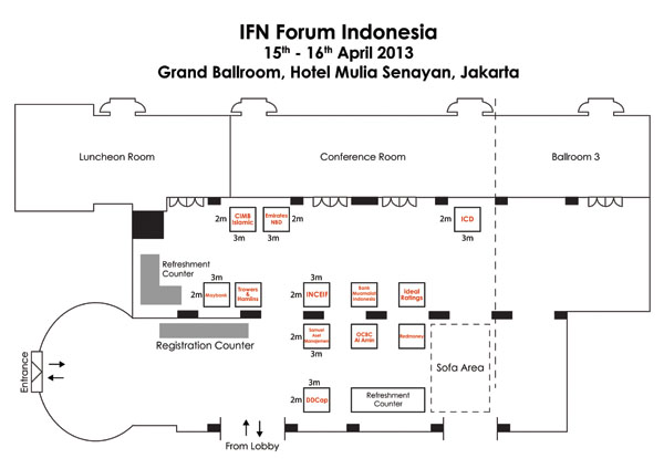 Floor Plan of IFN Indonesia Forum