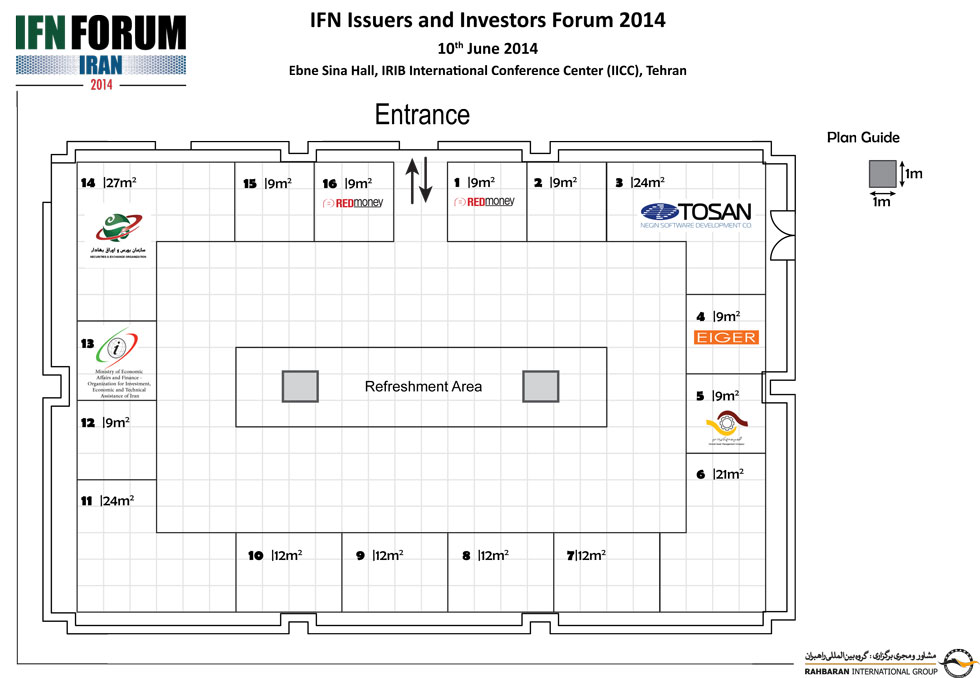 Floor Plan of IFN Iran Forum