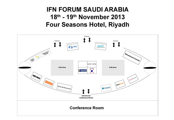 Floor Plan of IFN Saudi Arabia Forum